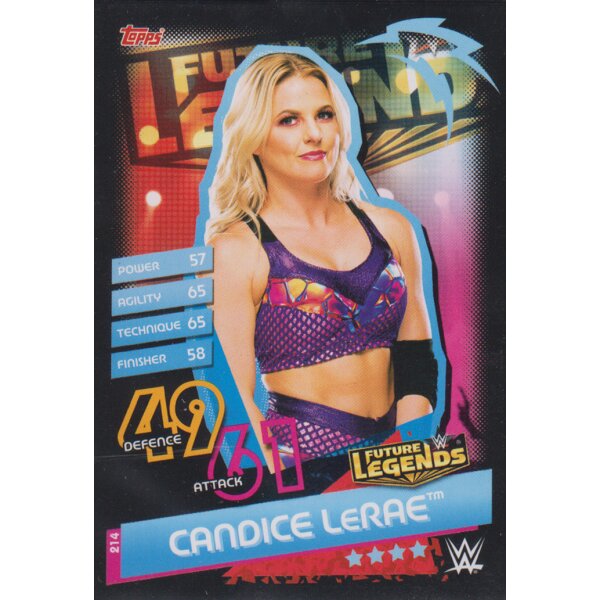 Karte 214 - Candice Lerae - Future Legends - Slam Attax Reloaded