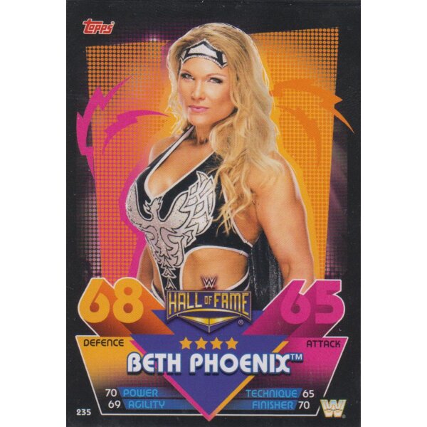 Karte 235 - Beth Phoenix - Hall of Fame - Slam Attax Reloaded