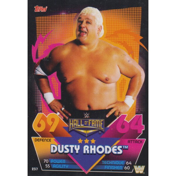 Karte 237 - Dusty Rhodes - Hall of Fame - Slam Attax Reloaded