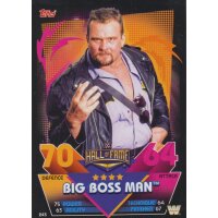 Karte 243 - Big Boss Man - Hall of Fame - Slam Attax...