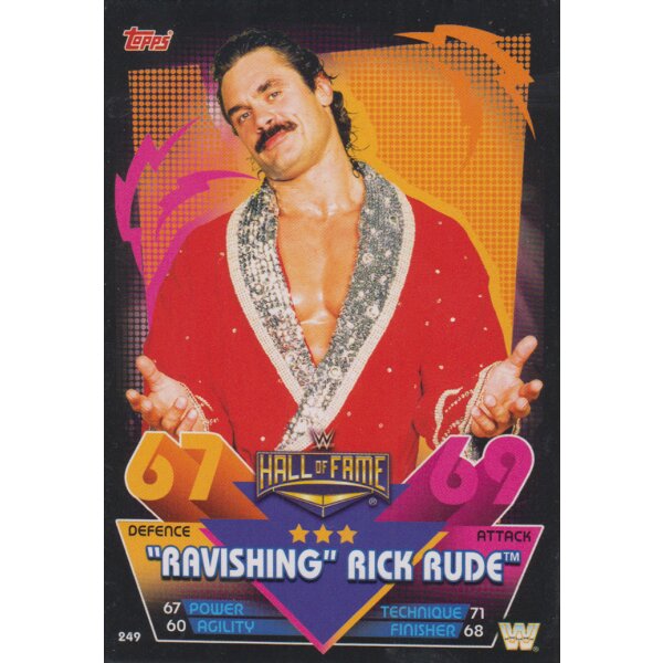 Karte 249 - "Ravishing" Rick Rude - Hall of Fame - Slam Attax Reloaded