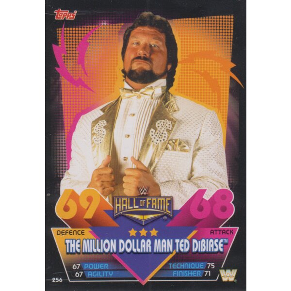 Karte 256 - The Million Dollar Man - Hall of Fame - Slam Attax Reloaded