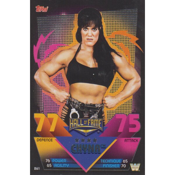 Karte 261 - Chyna - Hall of Fame - Slam Attax Reloaded