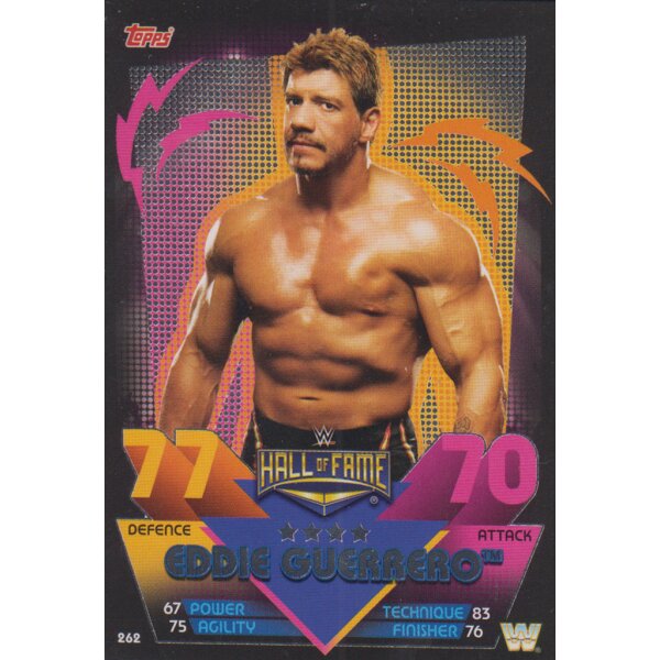 Karte 262 - Eddie Guerrero - Hall of Fame - Slam Attax Reloaded