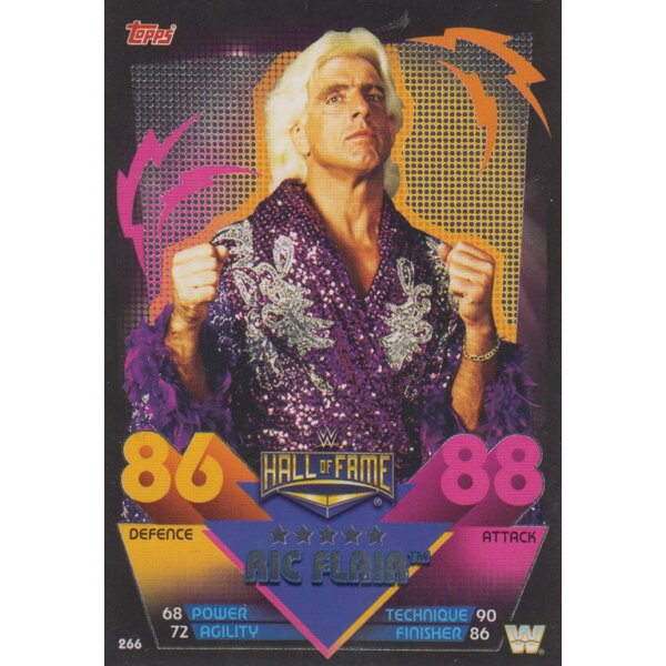 Karte 266 - Ric Flair - Hall of Fame - Slam Attax Reloaded