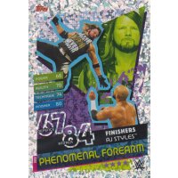 Karte 328 - Phenomenal Forearm - Finisher - Slam Attax...