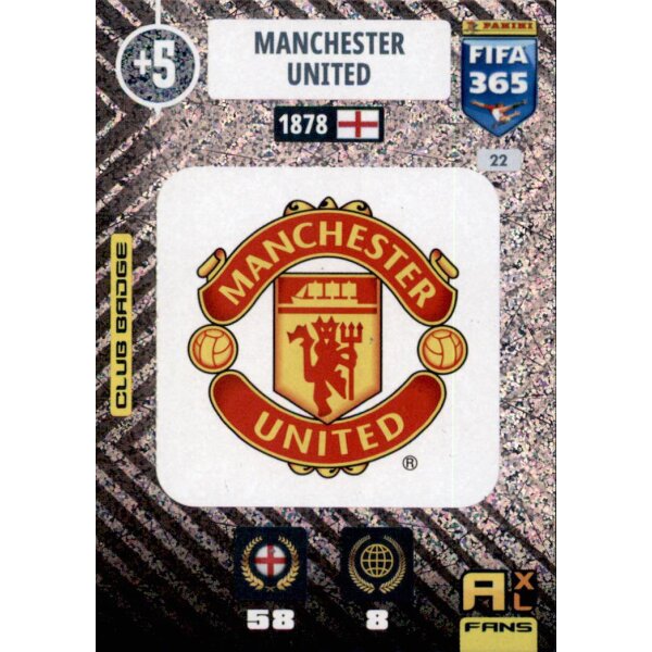 22 - Manchester United - Club Badge - 2021