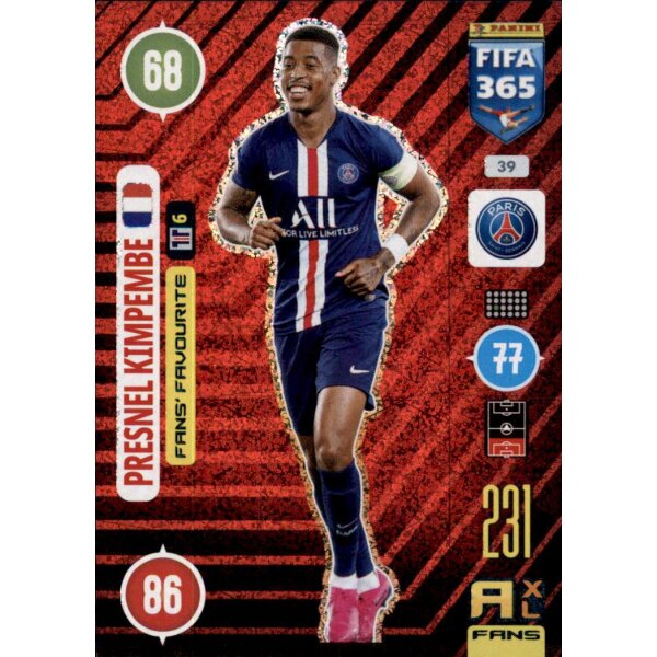 39 - Presnel Kimpembe - Fans Favourite - 2021