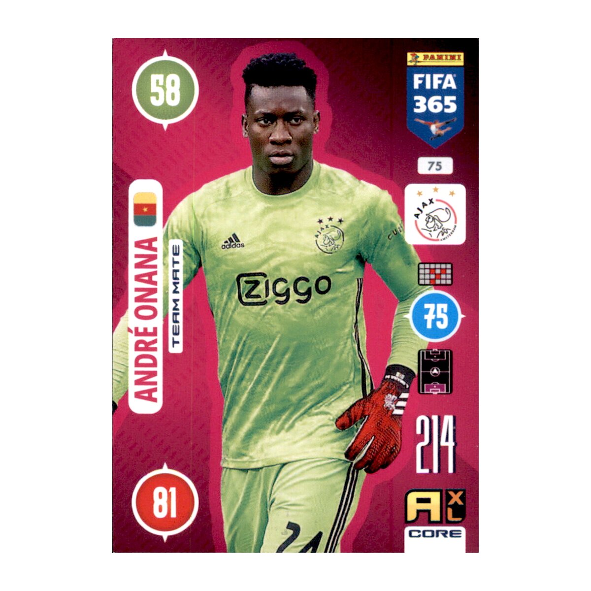 75 Andre Onana Team Mate 2021 0 39