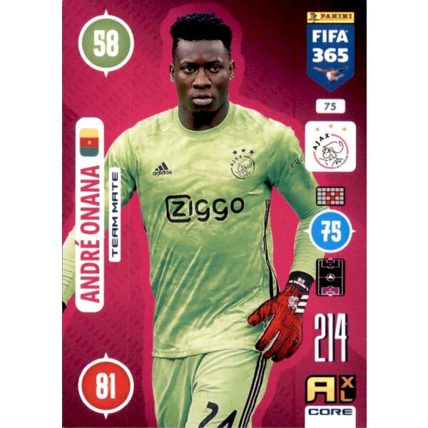 75 - Andre Onana - Team Mate - 2021