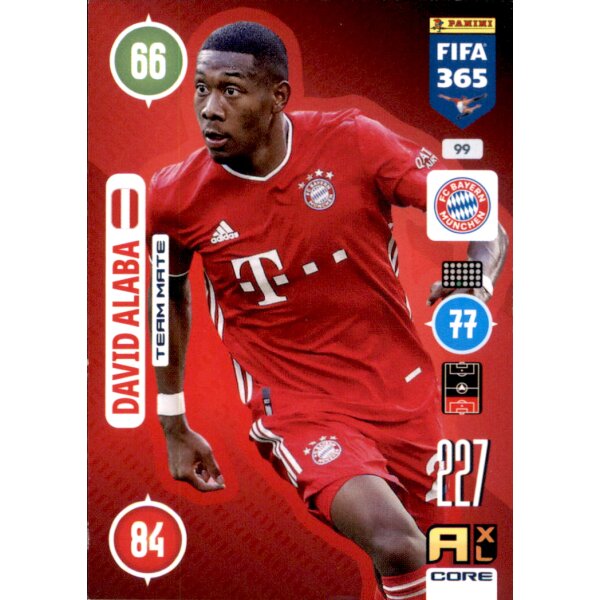 99 - David Alaba - Team Mate - 2021