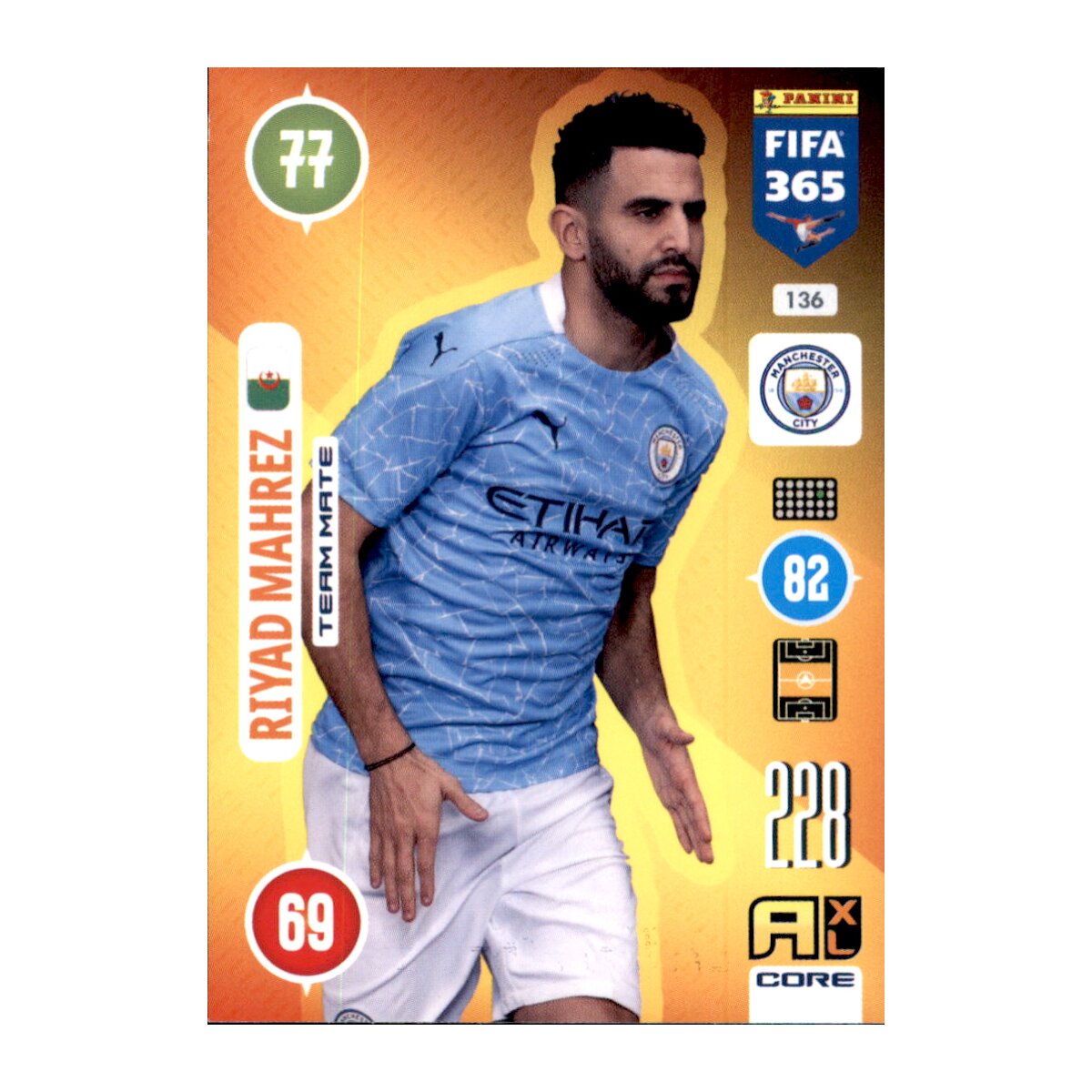 136 Riyad Mahrez Team Mate 2021 0 39