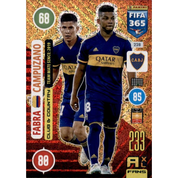 228 - Frank Fabra / Jorman Campuzano - Club & Country - 2021