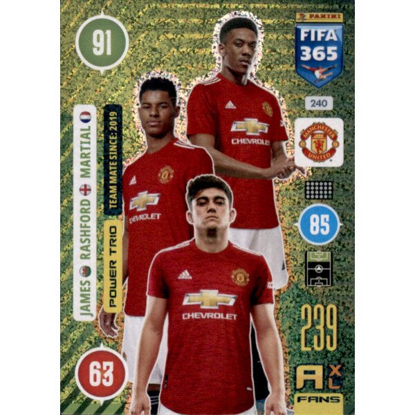 240 - Daniel James / Marcus Rashford / Anthony Martial - Power Trio - 2021