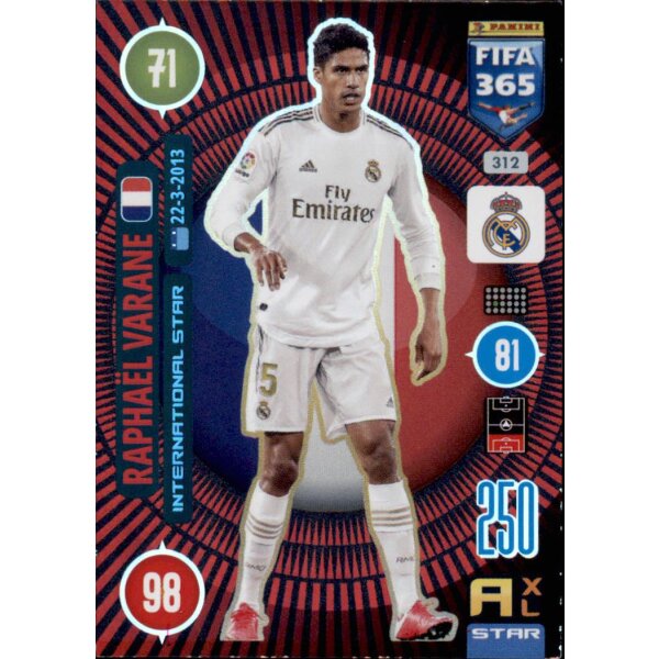 312 - Raphael Varane - International Star - 2021