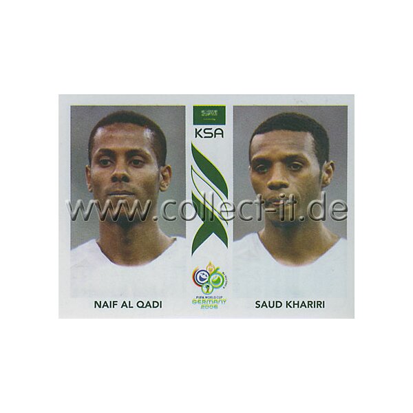 WM 2006 - 591 - Naif Al Qadi+Saud Khariri [Saudi-Arabien] - Doppelsticke