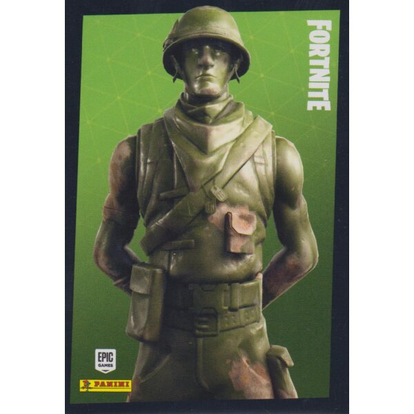 125 - Plastic Patroller (Green)  - Rarity Card - Uncommon Outfit - Reloaded