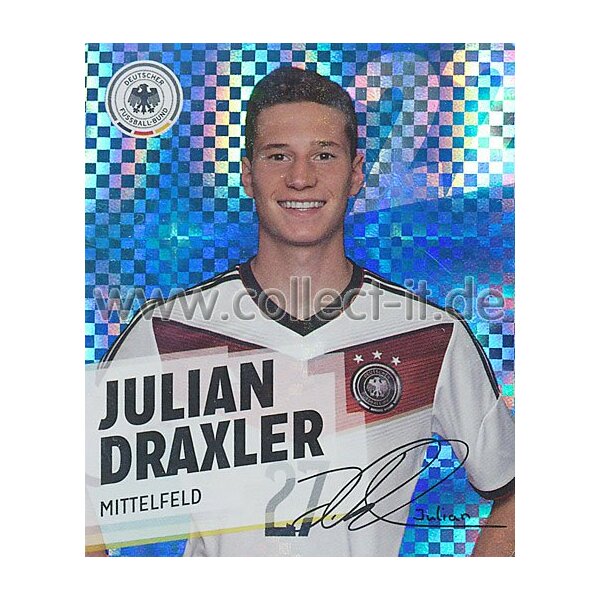 REW-WM14-022-GL - Julian Draxler GLITZERKARTE