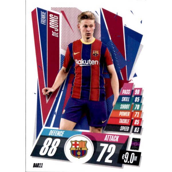 BAR11 - Frenkie de Jong - Basis Karte - 2020/2021