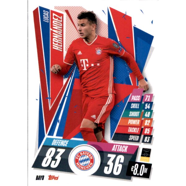 BAY8 - Lucas Hernandez - Basis Karte - 2020/2021