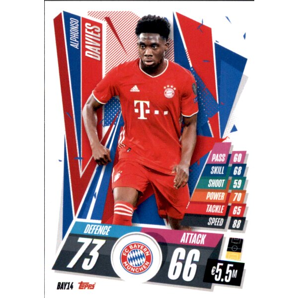 BAY14 - Alphonso Davies - Basis Karte - 2020/2021