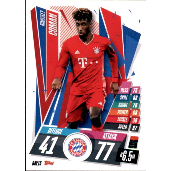 BAY15 - Kingsley Coman - Basis Karte - 2020/2021