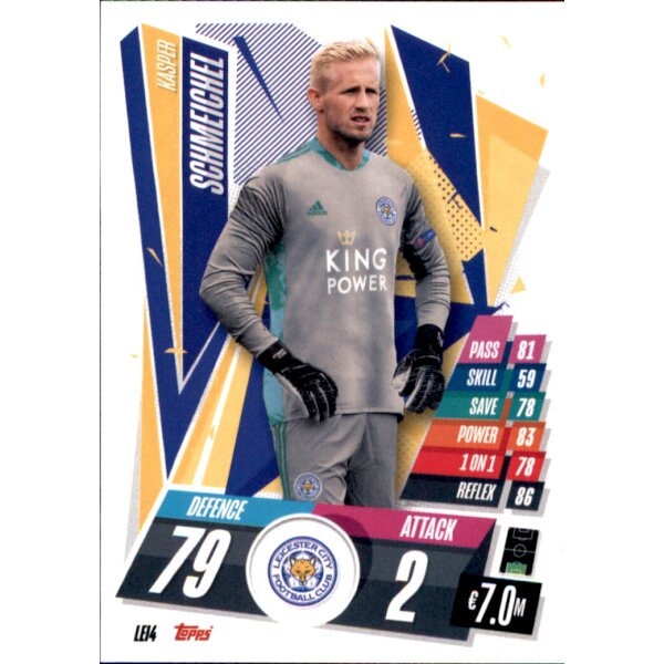 LEI4 - Kasper Schmeichel - Basis Karte - 2020/2021