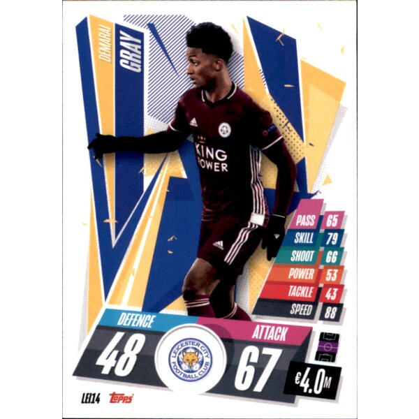 LEI14 - Demarai Gray - Basis Karte - 2020/2021