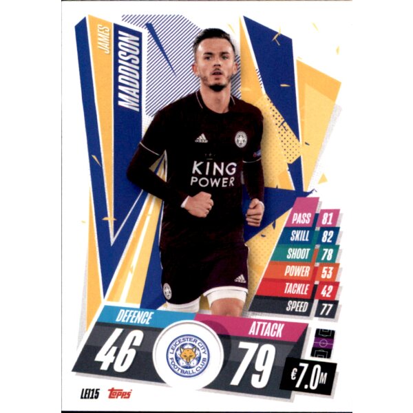 LEI15 - James Maddison - Basis Karte - 2020/2021