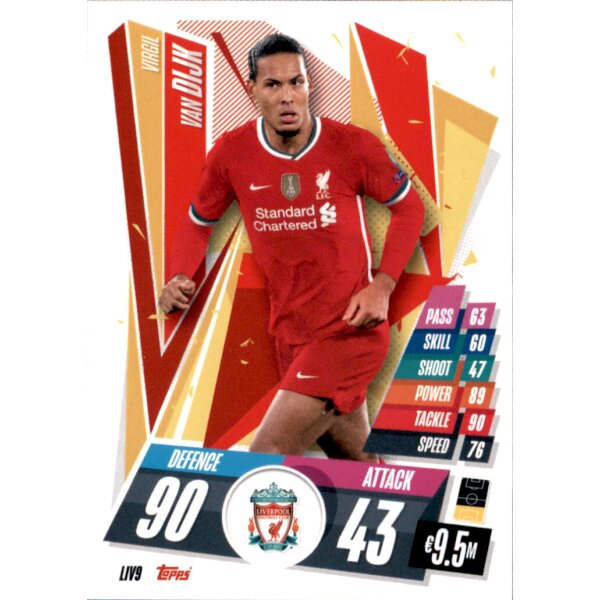 LIV9 - Virgil van Dijk - Basis Karte - 2020/2021