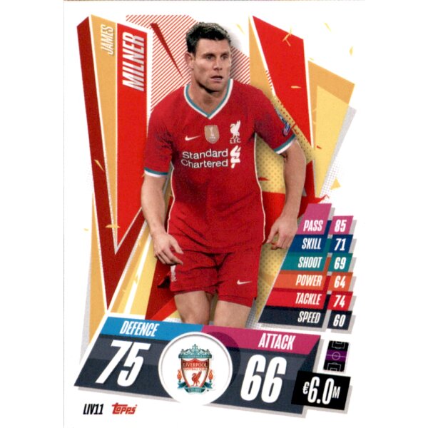 LIV11 - James Milner - Basis Karte - 2020/2021