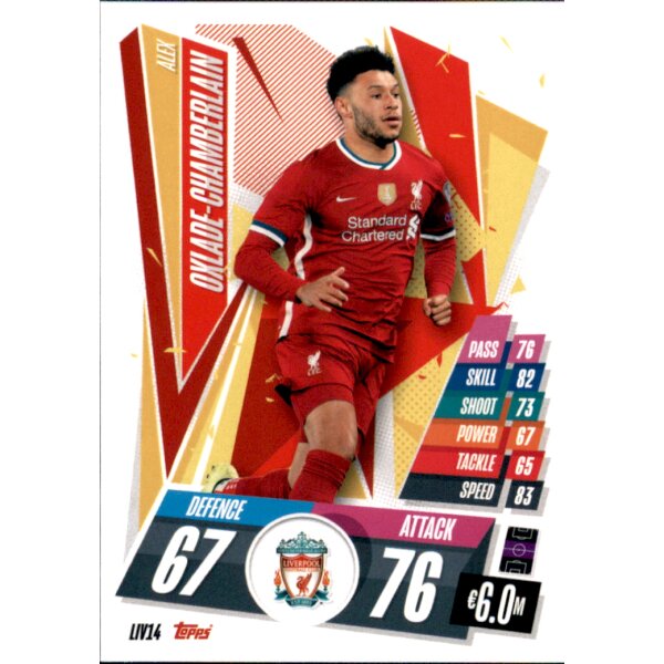 LIV14 - Alex Oxlade-Chamberlain - Basis Karte - 2020/2021