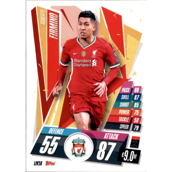 LIV16 - Roberto Firmino - Basis Karte - 2020/2021