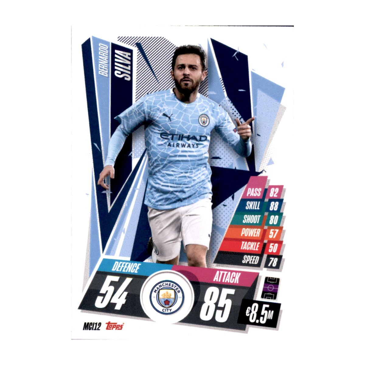 Mci12 Bernardo Silva Basis Karte 2020 2021 2 99