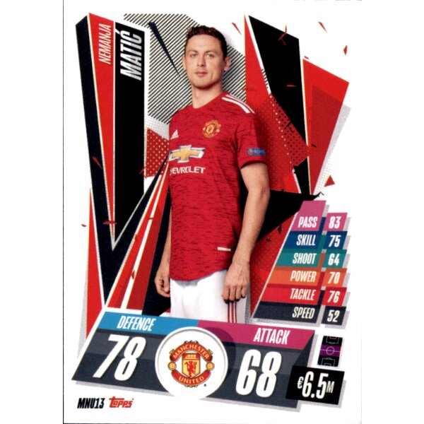 MNU13 - Nemanja Matic - Basis Karte - 2020/2021