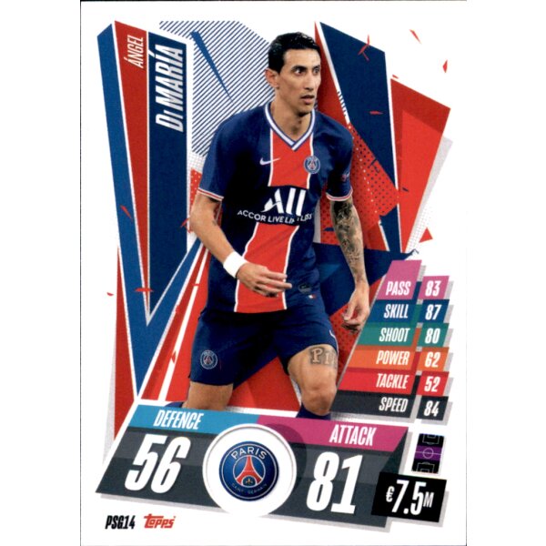 PSG14 - Angel Di Maria - Basis Karte - 2020/2021