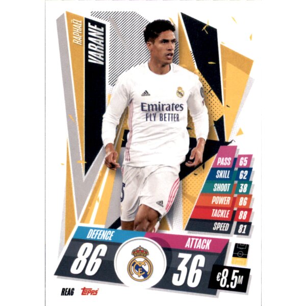 REA6 - Raphael Varane - Basis Karte - 2020/2021