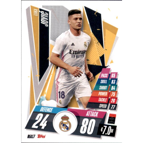 REA17 - Luka Jovic - Basis Karte - 2020/2021