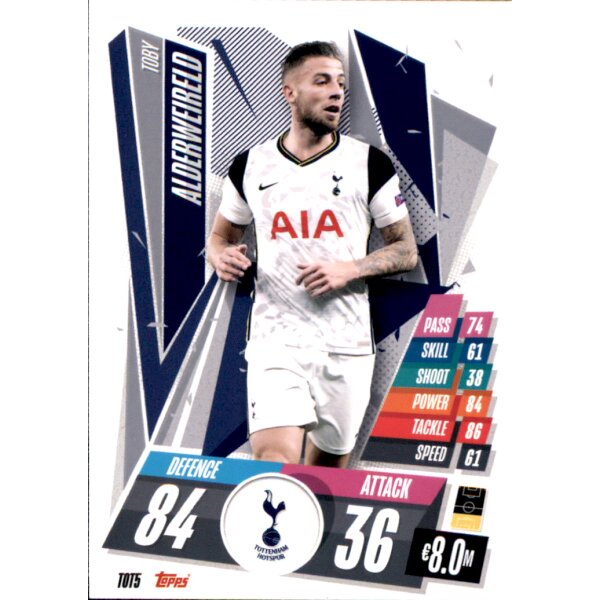 TOT5 - Toby Alderweireld - Basis Karte - 2020/2021