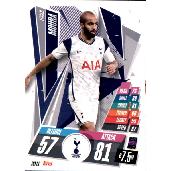 TOT11 - Lucas Moura - Basis Karte - 2020/2021