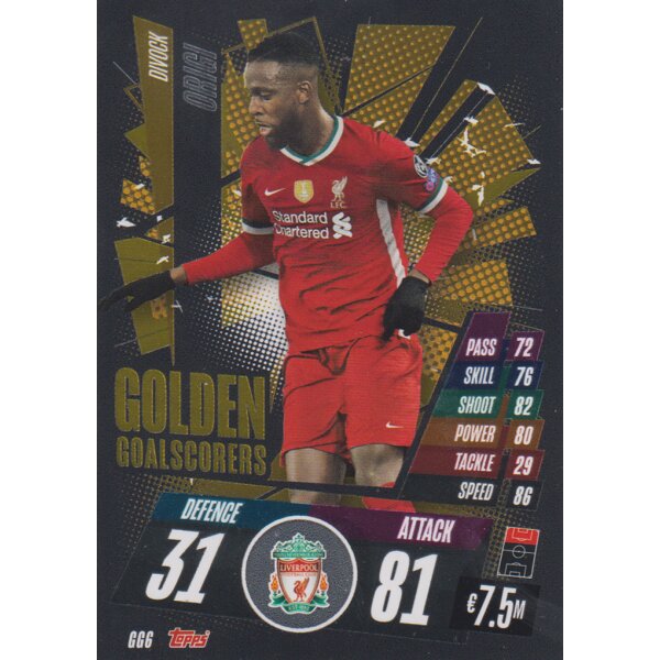 GG6 - Divock Origi - Golden Goalscorers  - 2020/2021