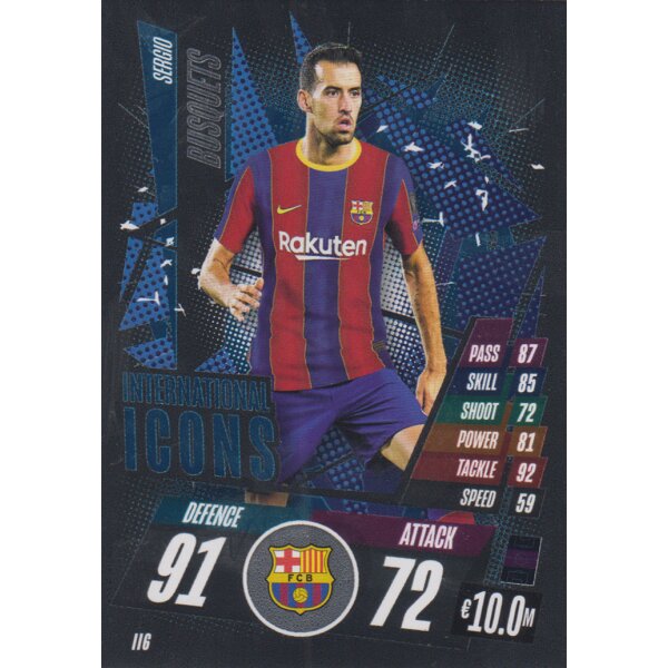 II6 - Sergio Busquets - International Stars - 2020/2021