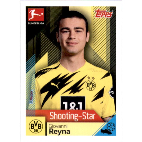 TOPPS Bundesliga 2020/2021 - Sticker 121 - Giovanni Reyna