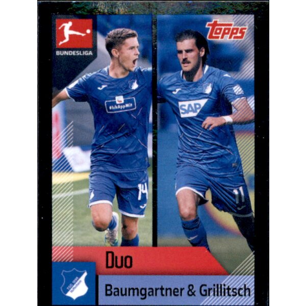 TOPPS Bundesliga 2020/2021 - Sticker 186 - Baumgartner & Grillitsch