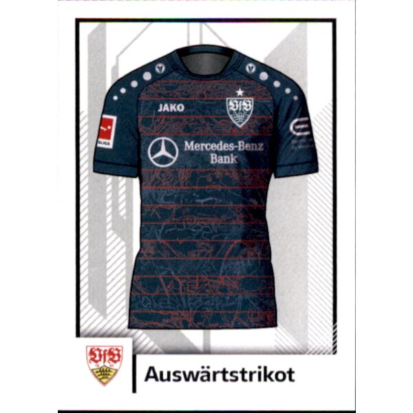 TOPPS Bundesliga 2020/2021 - Sticker 348 - Auswärtstrikot