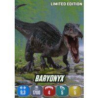 Limitierte Karte 3 - Baryonyx - Jurassic World - 2020 Hybrid