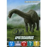 Limitierte Karte 7 - Apatoraurus - Jurassic World - 2020...