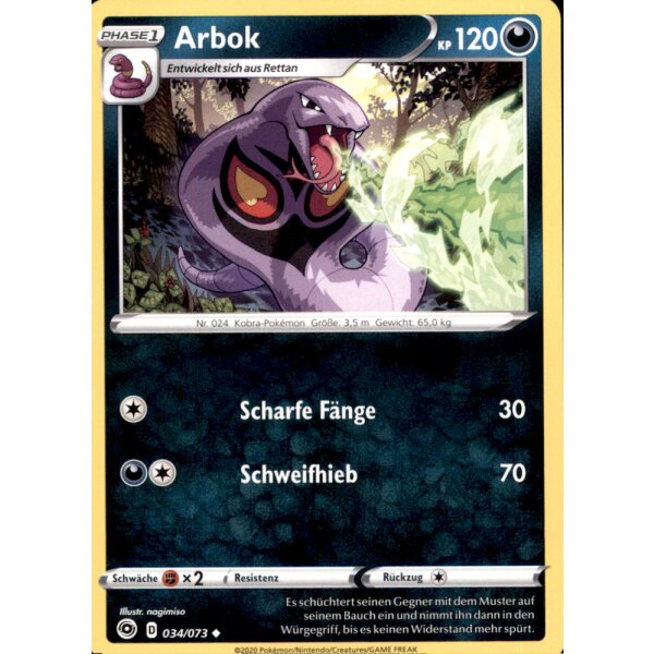 34/73 - Arbok - Weg des Champs