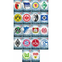 Topps Bundesliga Chrome - Spar 3 - ALLE 18 Club-Karten