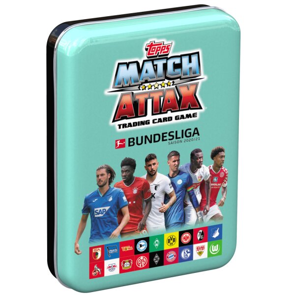 Topps Match Attax 2020/21 - 1 Mini Tin Box(zufälliges Motiv)